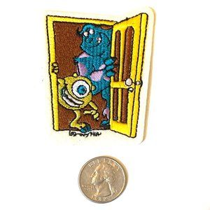 Monsters INC patch iron on Disney Mike Sully DIY